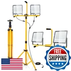 Riuvao 30000 Lumen Led Work Stand 2-HEAD Adjustable 16.5FT New. Price: $128.49.