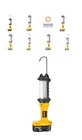 Dewalt 18V DC527 Fluorescent Area Work Light - New In Box. Price: $65.00.