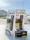 Coast G40R 1000 Lumen Led Rechargeable Waterproof Flashlight, Black New. Price: $15.00.