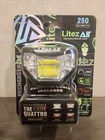 New Litezall Rechargable Led 1 Pack Headlamp Task Light 4 Mode Quattro 250 Lumen. Price: $27.99.