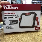 Hyper Tough 2500-LUMEN Rechargeable Led Work Light #VN-7917 New. Price: $31.70.