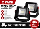 2-PACK Husky 1500 Lumens Rechargeable Led Work Lights Usb-c Magnetic 360 New. Price: $24.99.