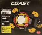 Coast Portable Rechargeable Led Work Light 1150 Lumens Wlri-y New. Price: $27.99.