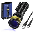 Vmtenmv Uv Flashlight Usb Rechargeable 365NM Mini Blacklight, Wood's Lamp Por... New. Price: $21.61.