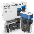 Rechargeable Edc Clip Keychain Flashlight, Pocket Small Mini Flashlights 500 ... New. Price: $18.87.
