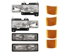 8PC. Headlight Park/signal Marker Set Fits 1994 1995 1996 1997- 1999 C1500 New. Price: $99.00.