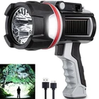 Moonasion Rechargeable Spotlight Flashlight, Super Bright 200000 Large, Black New. Price: $53.39.