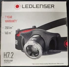Qty 1 New Ledlenser H7.2 Headlamp 880002/7297 250 Lumens Light Demo. Price: $65.80.