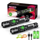 Usb Rechargeable Tactical Flashlight 2 Pack - 3000L High Lumens, 5 Modes, Zoomab New. Price: $31.99.