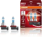 H11 Osram Night Breaker Laser Halogen Headlight Bulbs 2 Pack New. Price: $38.00.
