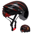 Shinmax Bike Helmet Usb Rechargeable Light & Detachable Magnetic Goggles Uv Prot New. Price: $68.14.