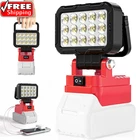 Led Work Light Compatible With Milwaukee M18 18V Battery, 40W 6000LM Cordless New. Price: $18.77.