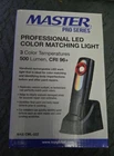 Master Elite Led Color Paint Matching Light, 500 Lumen, 3 Temperatures, New. Price: $69.99.
