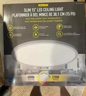 Koda 15" Slim Led Ceiling Light 1600 Lumens Dimmable Color Changing New. Price: $25.00.