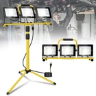 Jdzkomke 21000LUMENS Led Work Lights Stand 3 Adjustable Lamp Head New. Price: $72.38.
