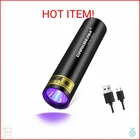 Darkbeam Flashlight Uv Black 395 Nm, Mini But Powerful Usb- Led Recharge New. Price: $16.63.
