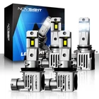 Novsight 9005 H11 Combo Led Headlights Bulbs High Low Beam Ultra Bright White 4X New. Price: $34.10.