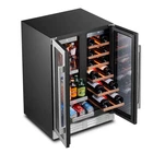 Ca'lefort 24" Wine Cooler&beverage Refrigerator 60 CANS+20 Bottles Home/bar Certified. Price: $399.99.