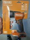 Brand New! Ridgid 18V Cordless Led Work Light (tool Only) 400 Lumens R8695B (O5). Price: $44.98.