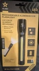 U.s. Army 250 Lumens Aluminum Led Flashlight, Rechargeable, 3 Beam Modes New. Price: $8.99.