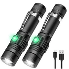 Hoxida Led Tactical Flashlight Rechargeable IPX6 Waterproof 2000LM New. Price: $38.84.