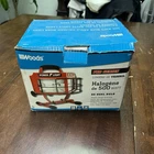 Woods Pro Series 500 Watt Halogen Work Light Red Dual Bulbs New. Price: $21.40.