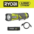 Ryobi Usb Lithium Led Flashlight Kit With 2.0 Ah Battery And Charging Cable New. Price: $34.97.