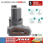 For Ridgid R82059 Hyper Lithium 12 Volt 6.0AH Battery R82007 R82008N New. Price: $22.99.