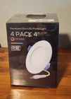 New Torchstar Led Recessed Slim Light ( 4" 2700K Pack Nib 80W ). Price: $39.99.