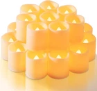 Homemory 12PCS Flickering Flameless Led Tealights - Battery Operated Electric New. Price: $10.99.