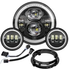 7 Inch Motorcycle Led Headlight 4.5" Fog Passing Lamps Dot Kit For Harley Dav... New. Price: $163.36.