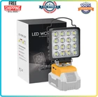 Livowalny 20V Cordless Led Work Light, 60W 6000LM, Usb-c, For Dewalt Battery New. Price: $31.25.