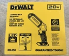 Dewalt - DCL050 Led Hand Held 20 Volt Area Light Tool Only New. Price: $50.00.