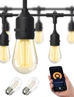 Xmcosy+ Smart Outdoor String Lights, 98FT Led Patio Waterproof IP65, A... New. Price: $116.00.