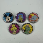Disney 2016 Bottle Cap Magical Mystery 5 Pin Set Mickey Tinker Bell Elliot Dumbo New. Price: $55.00.