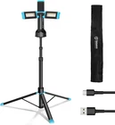 5000 Lumen Work Light With Stand, Gogonova 67'' Rechargeable Cordless Blue New. Price: $182.95.