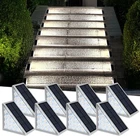 Audles Led Solar Step Lights Waterproof Outdoor Stair 8 Pack, Cool White New. Price: $68.99.