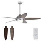 52" Modern Indoor Ceiling Fan Bright Led Light Blades W/handy Remote Control New. Price: $79.99.