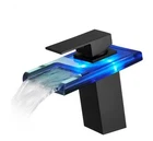 Lordear Single Handle Holewaterfall Bathroom Vessel Faucet With Led Light New. Price: $89.99.