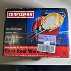 Craftsman Retractable 30FT Reel Work Light, Grounded Outlet Cord. 83913 New. Price: $65.99.