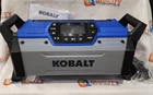 New Kobalt Kjr 124B-03 24V Water Resistant Cordless Bluetooth Jobsite Radio Open. Price: $99.00.