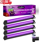 4 Pack Rechargeable Black Light Bar 5000MAH Large Capacity Battery Powered New. Price: $61.07.