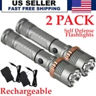 2X Rechargeable Camping Led Flashlight Tactical Police Torch Very Bright New. Price: $34.99.