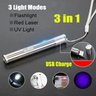 Cat Dog Toy Red Laser Pointer Pen Usb Rechargeable Led Uv Flashlight New. Price: $8.28.