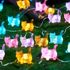 10FT 30LED Cat Cute Indoor String Light Fairy Plug Usb Battery Bedroom New. Price: $28.96.