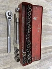 Vintage Usa Craftsman Tools Socket Wrench Set Mixed Brand 27 Souckets Used. Price: $89.99.