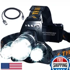 Tdc Led Headlamp Rechargeable Usb-c Super Bright, Waterproof, Dual Beam New. Price: $39.30.
