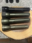 Maglite Lot ML300LX ML50LX 2 Cell Led Flashlight Green Black Used. Price: $80.00.
