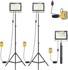 20000LM Work Lights With Stand Compatible Dewalt Battery, 2PCS 200W Por New. Price: $119.40.