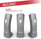 Energizer Auto-on Led Flashlights Rechargeable 3-PACK New In Box Freeship. Price: $29.99.